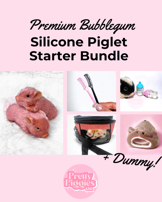 Premium Bubblegum Silicone Piglet Doll Starter Bundle